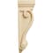Ekena Millwork 7 1/2"W x 4 1/2"D x 14"H Cole Pilaster Wood Corbel, Maple CORW07X04X14COMA - alternate 3